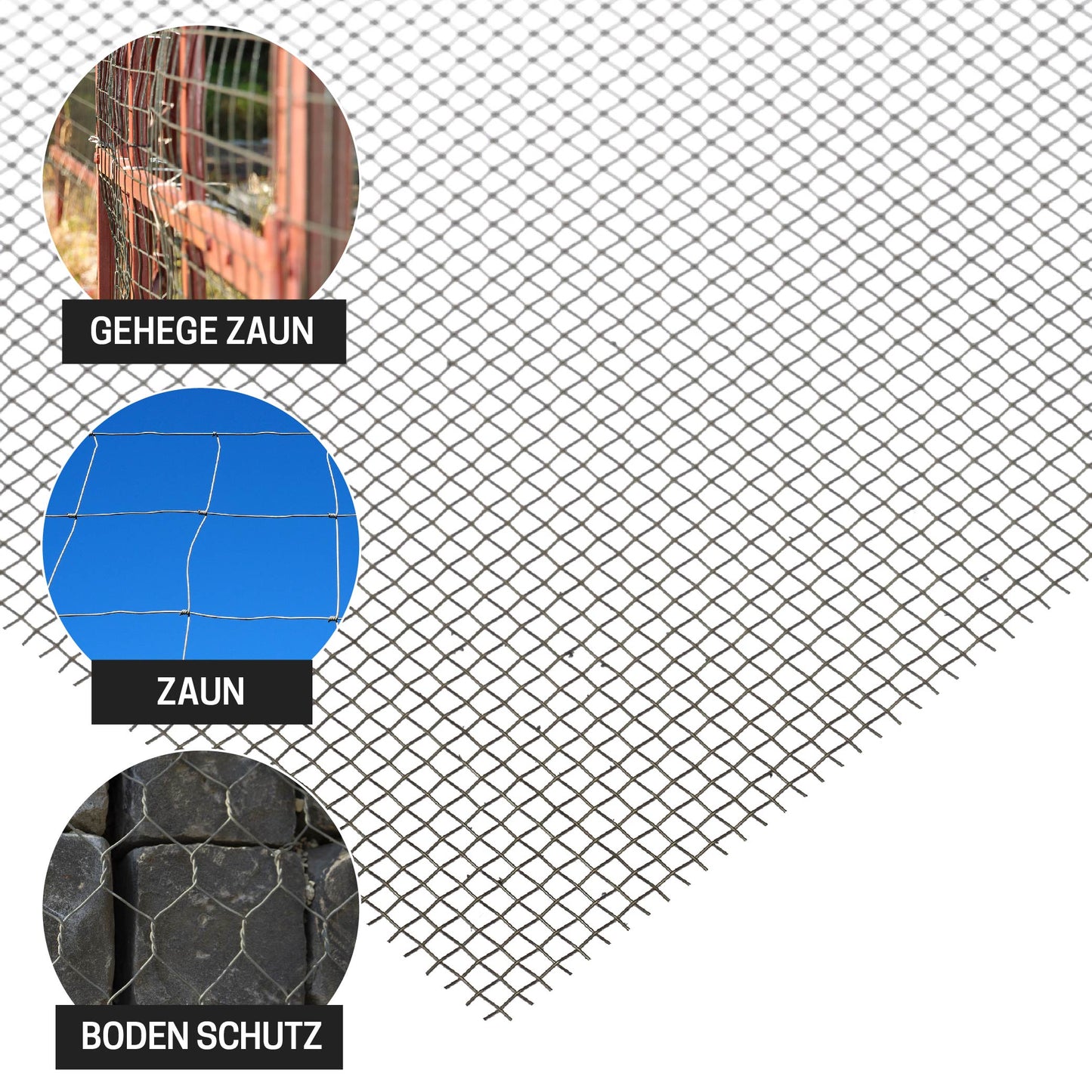 Drahtgewebe Edelstahl 1.4301 Blank MW1,4x1,4 t=0,25mm