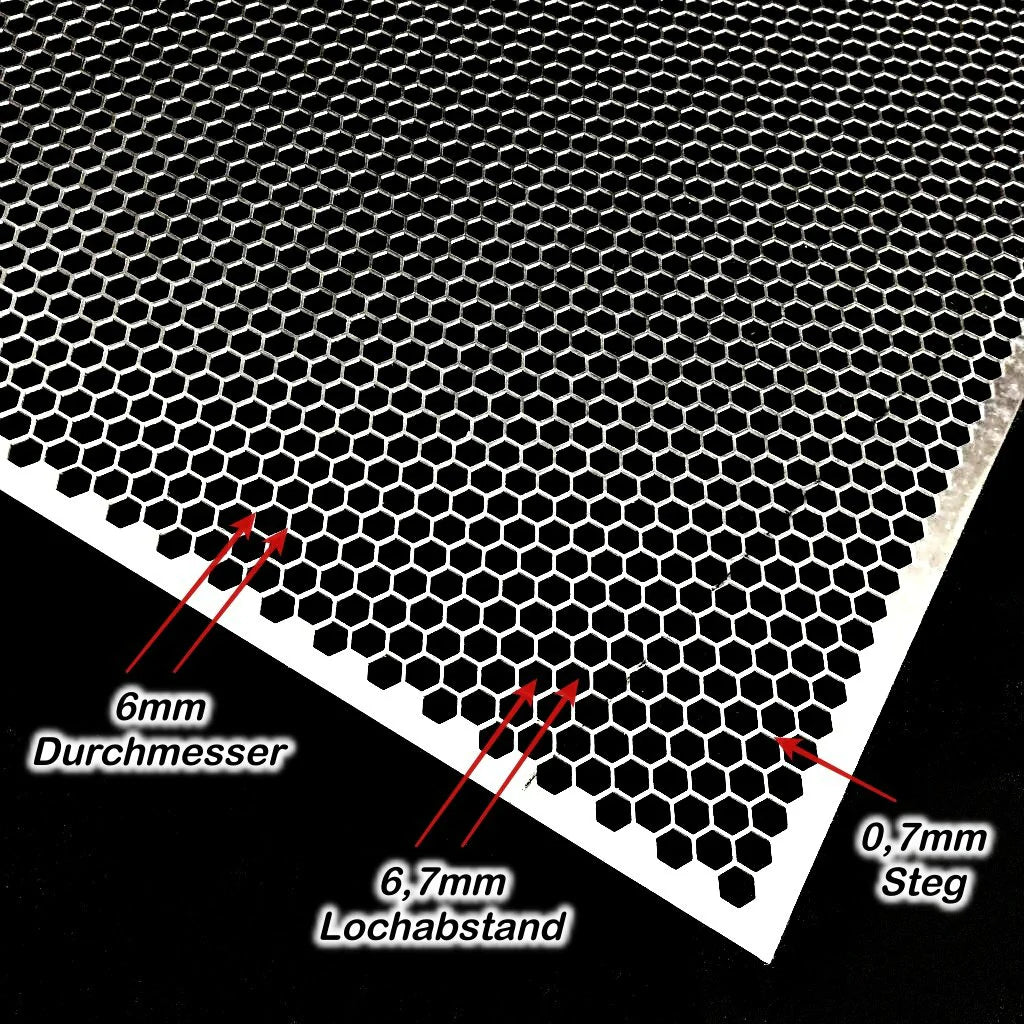 Lochblech Aluminium HV6-6,7 t=1,5mm