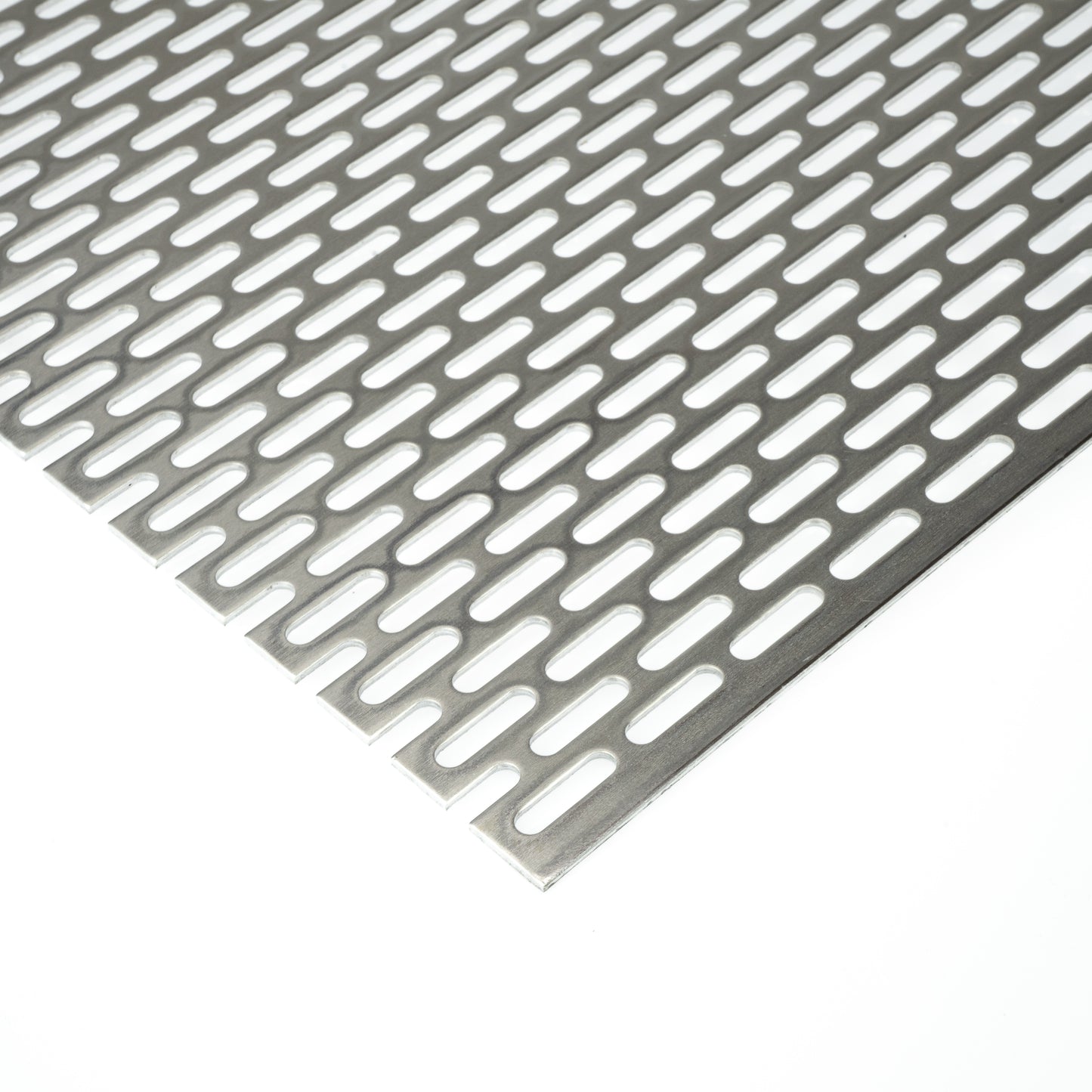 Aluminium Lochblech LV5x20 in 2 mm Stärke – Langlochung in versetzten Reihen