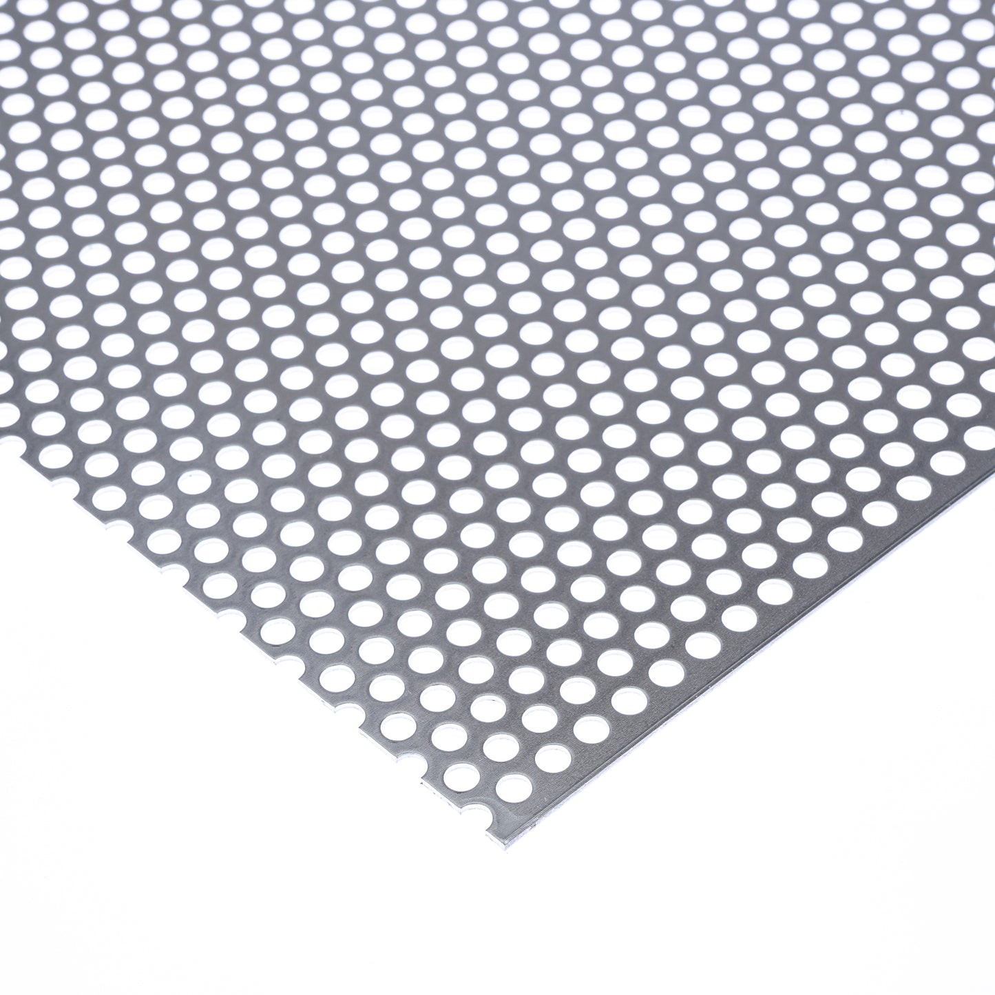 Aluminium Lochblech RV6-9 in 1,5 mm Stärke – Rundlochung in versetzen Reihen