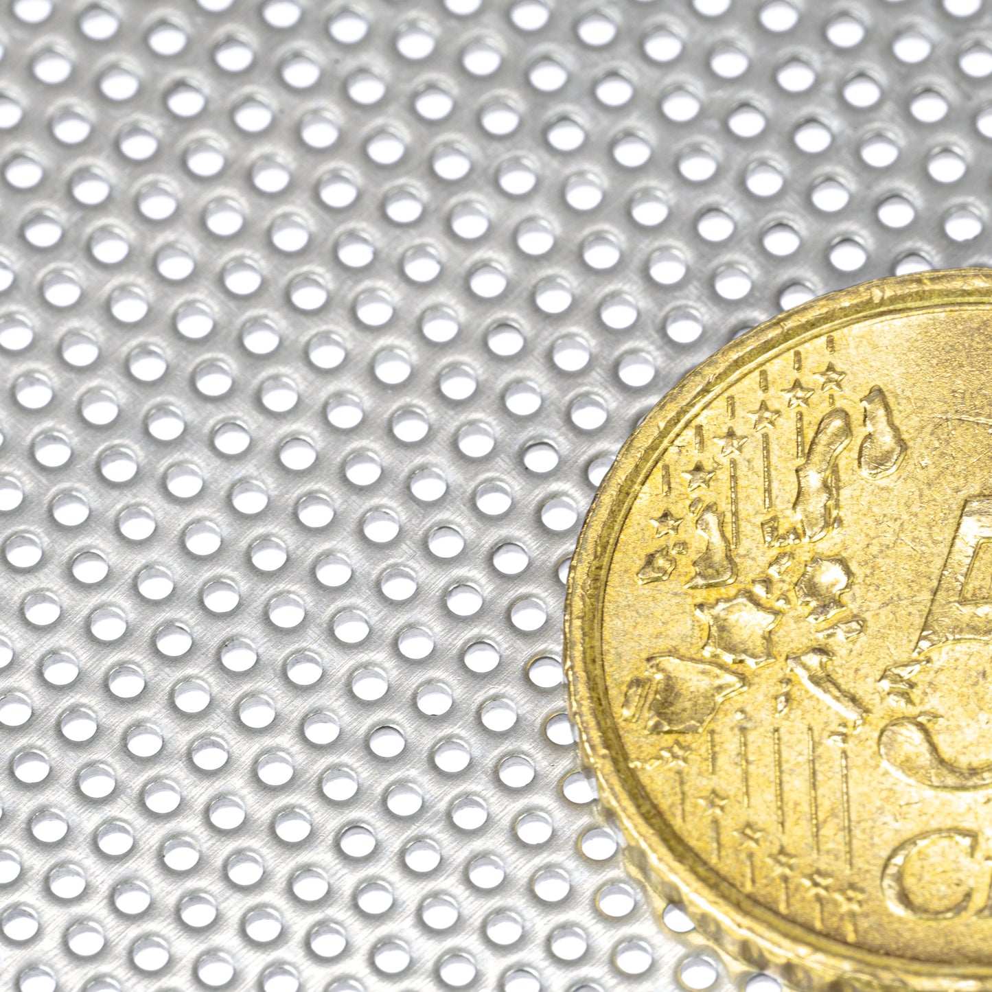 Lochblech Edelstahl 1.4302 Blank RV1-2 t=0,8mm