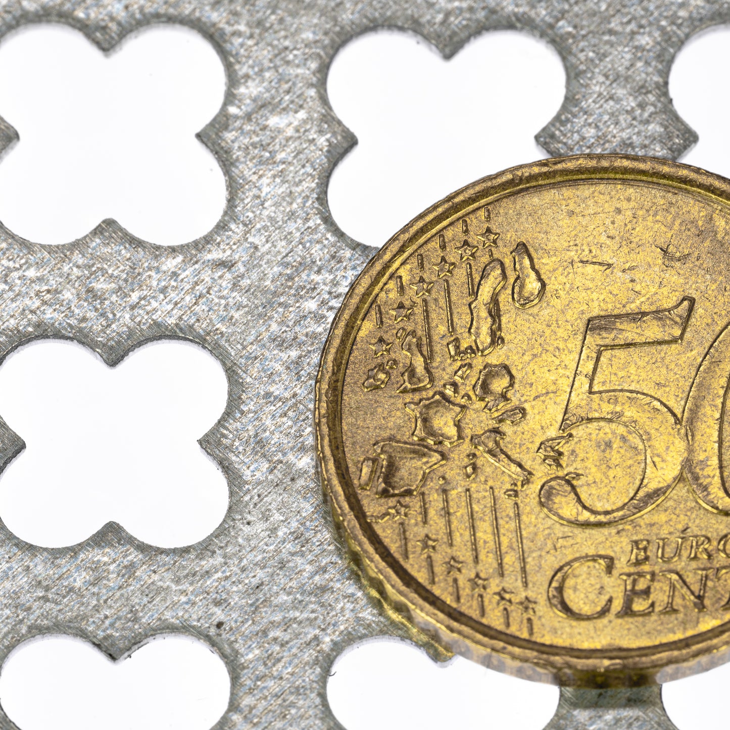 Stahl Verzinkt Kleeblatt t=1,0 mm