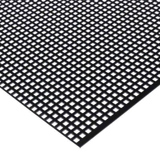 Lochblech Stahl Verzinkt Farbe Schwarz QG5-8 t=1,5mm