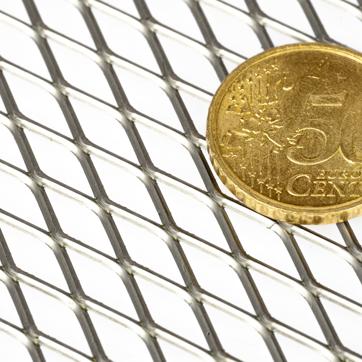 Streckgitter Edelstahl 1.4301 Blank MW16x6,5x1x1 t=1,0mm