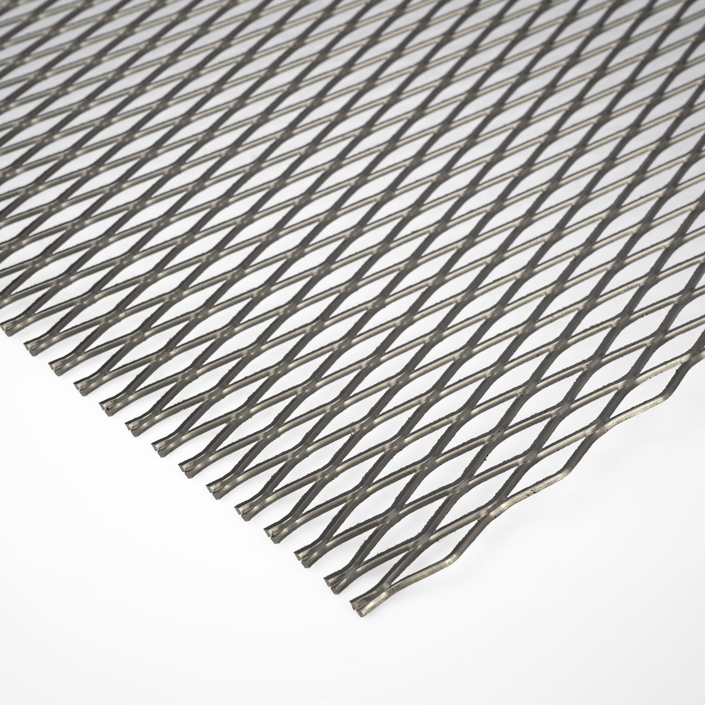 Stahl Blank Streckgitter MW 42mm x 13mm x 3mm x 2mm