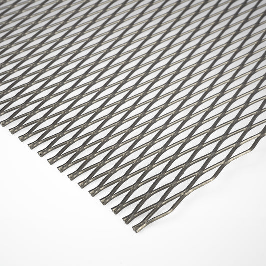 Stahl Blank Streckgitter MW 42mm x 13mm x 3mm x 2mm