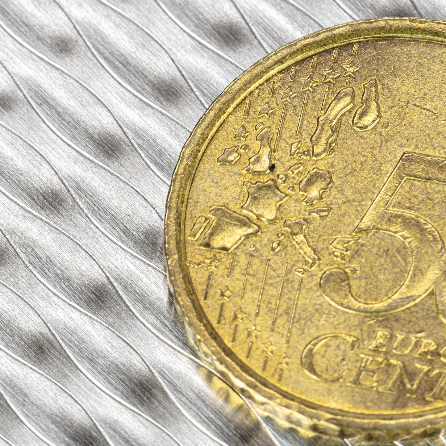 Strukturblech Edelstahl eins. K240 5 WL t=1,0mm