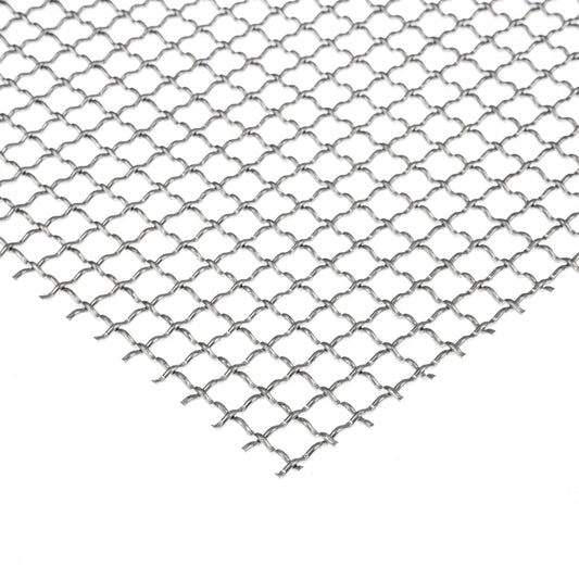 Aluminium Wellengitter MW10x10 in 2 mm Drahtstärke