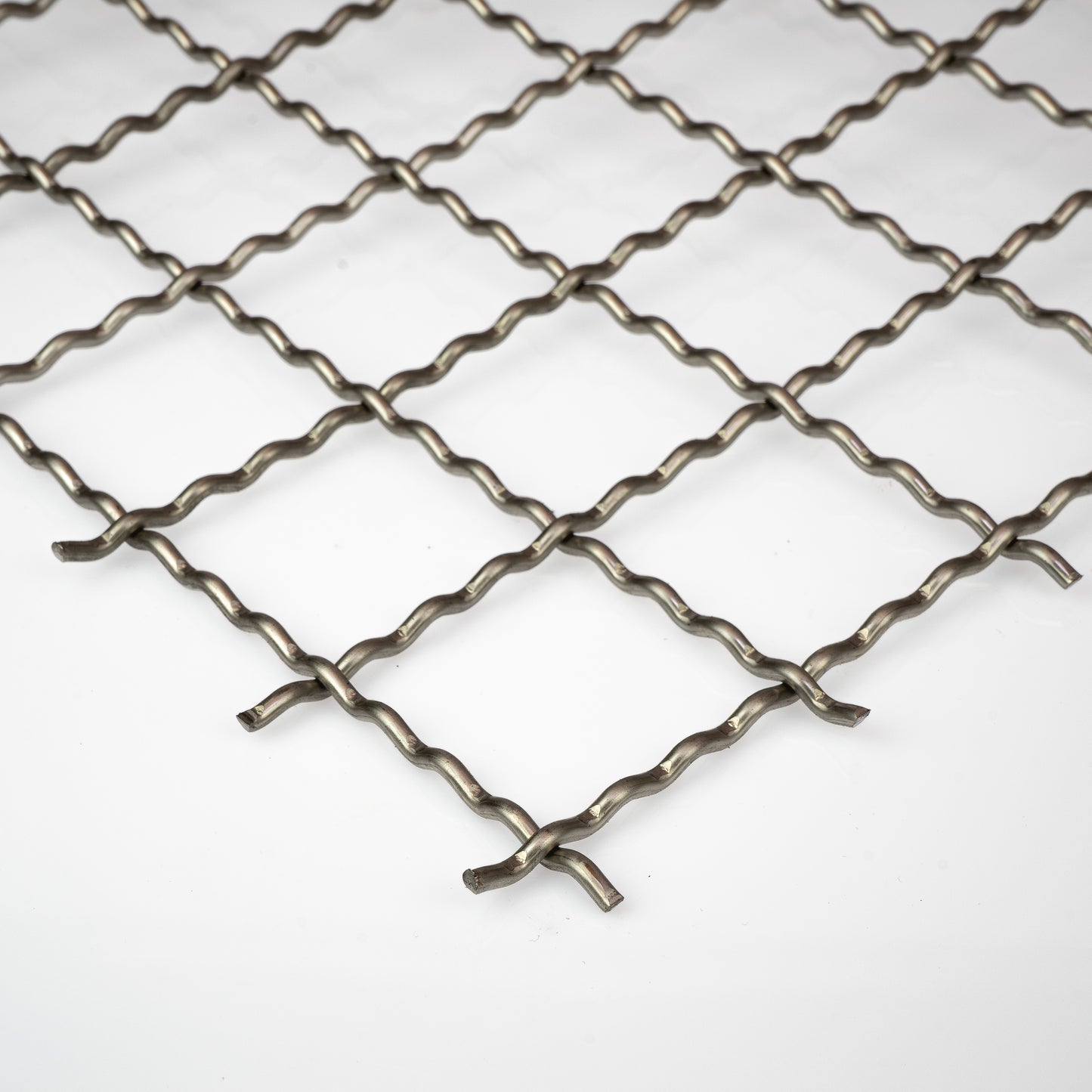 Edelstahl Wellengitter MW50x50 in 4 mm Drahtstärke