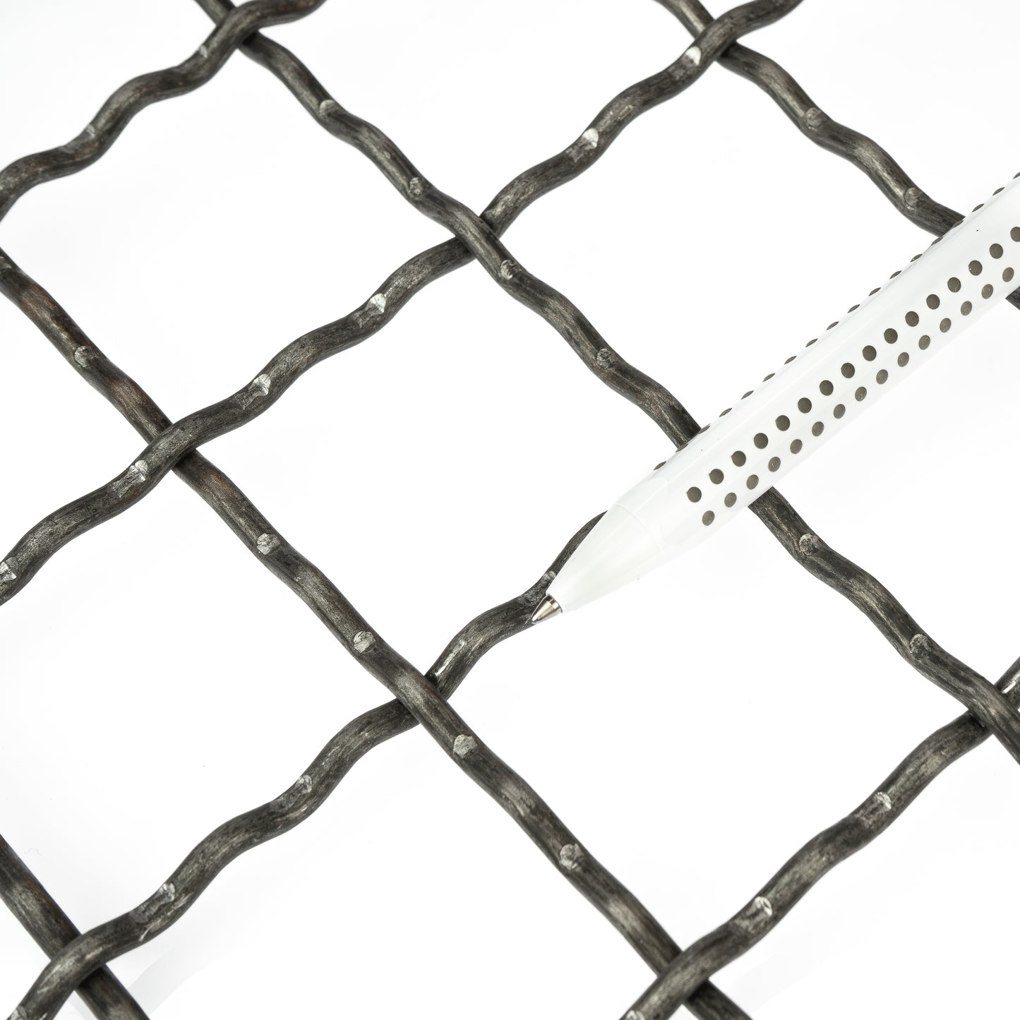 Stahl Blank Wellengitter MW40x40 t=4mm