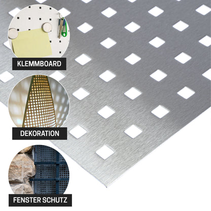 Lochblech Edelstahl K240 QG10-30  t=1,5 mm