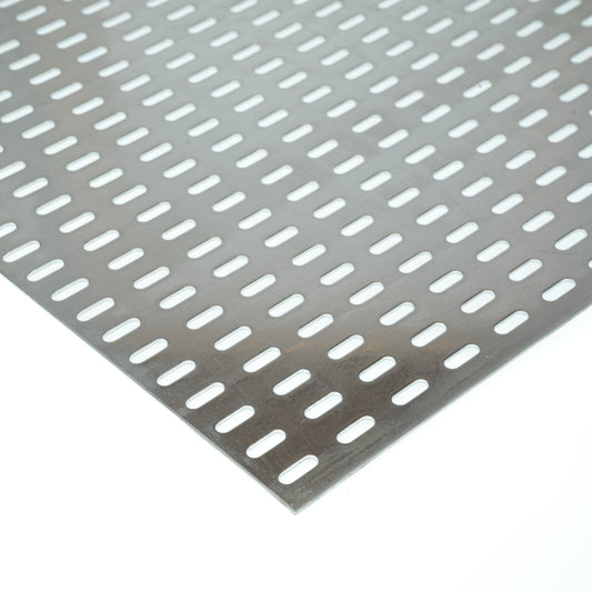 Aluminium Lochblech LG5x15 in 1,5 mm Stärke – Langlochung in geraden Reihen