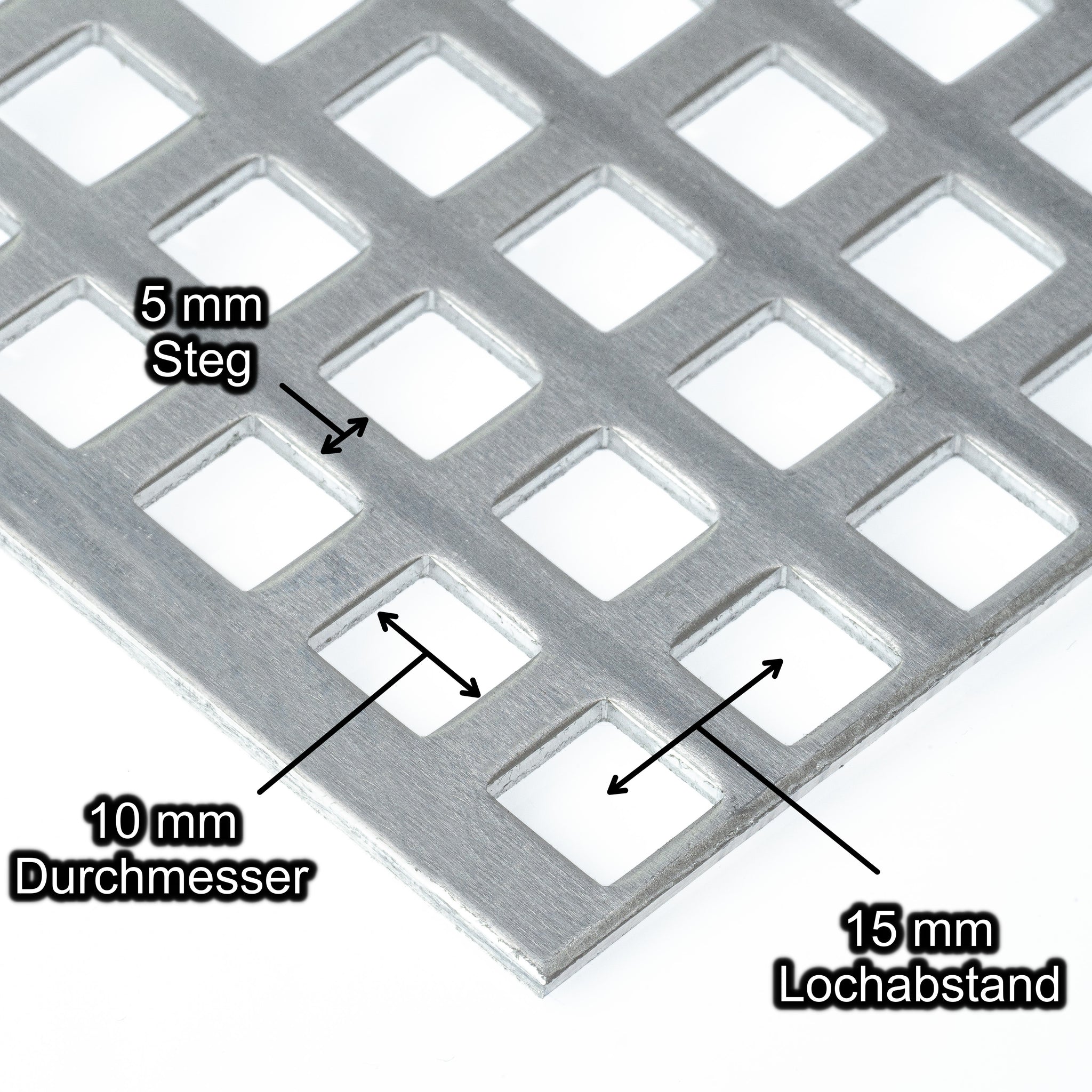 Verzinkte Lochbleche Aus Stahl – 1,5 Mm Stark, Wa Produktbild-Vorschau 11