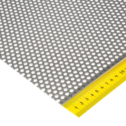 Lochblech Edelstahl 1.4301 Blank RV5-8 t=1,0mm