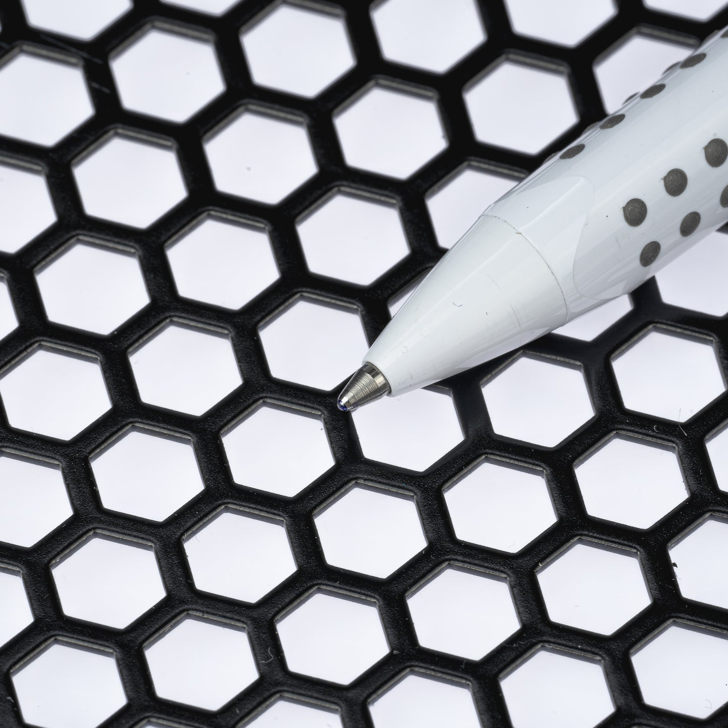 Lochblech Edelstahl Schwarz Hexagonal HV7-9 t=1,0mm