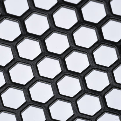 Lochblech Edelstahl Schwarz Hexagonal HV7-9 t=1,0mm