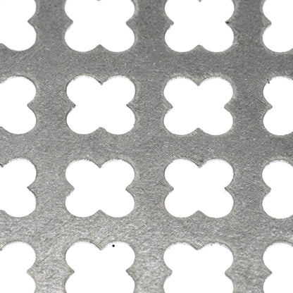 Stahl Verzinkt Kleeblatt  t=1,0 mm