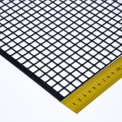 Lochblech Stahl verzinkt Schwarz QG10-12 t=2,0mm