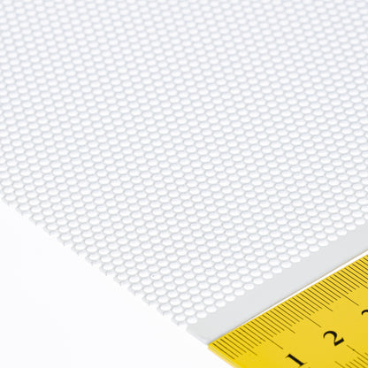 Lochblech Stahl Weiss HV2-2,5 t=1,0mm