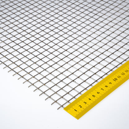 Edelstahl Blank - Schweißgitter MW11x11 - 1,6 mm dick