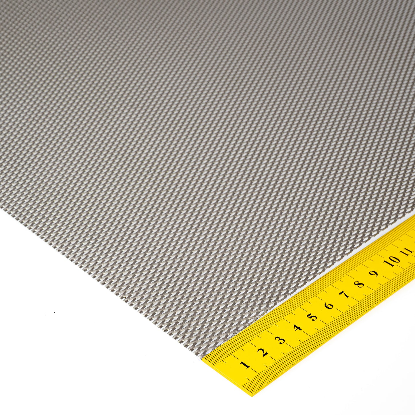 Edelstahl blank Streckmetall Flachgewalzt MW6x3,4x1x0,5 t=0,5mm