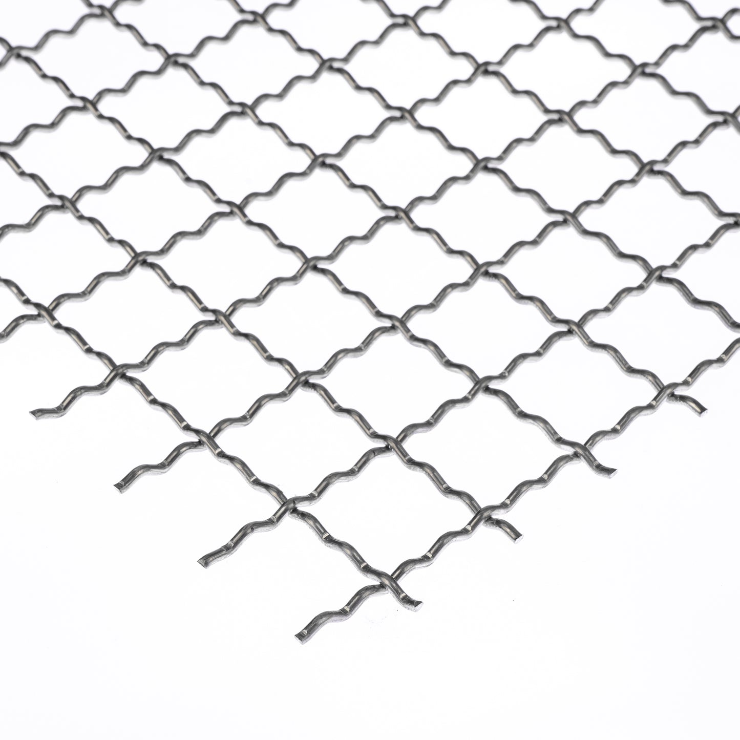 Aluminium Wellengitter MW30x30 in 3 mm Drahtstärke