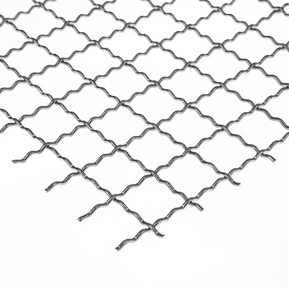 Aluminium Wellengitter MW30x30 in 3 mm Drahtstärke