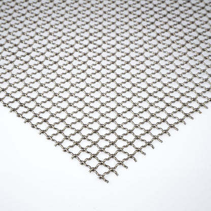 Wellengitter Edelstahl 1.4301 Blank MW10x10 t=2,0mm