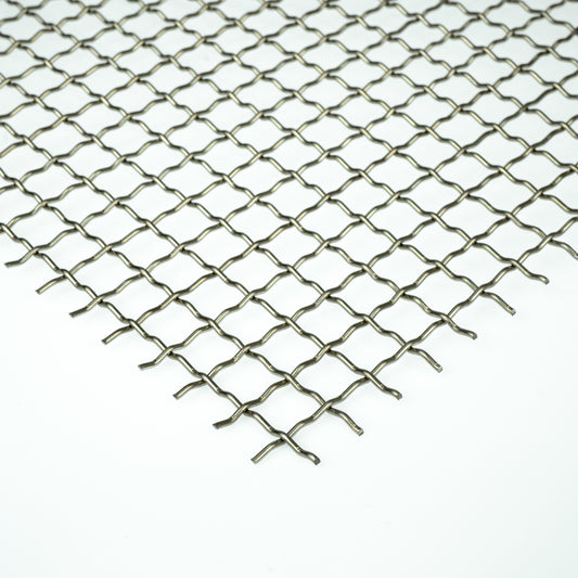 Edelstahl Wellgitter V2A - 1000x1000mm, Maschenweite 21x21mm, Stärke 2,5mm