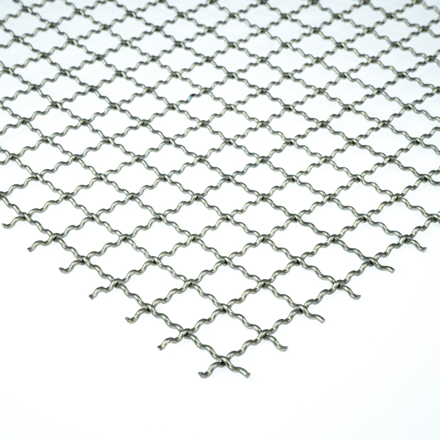 Wellengitter Edelstahl 1.4301 Blank MW20x20 t=2,5mm