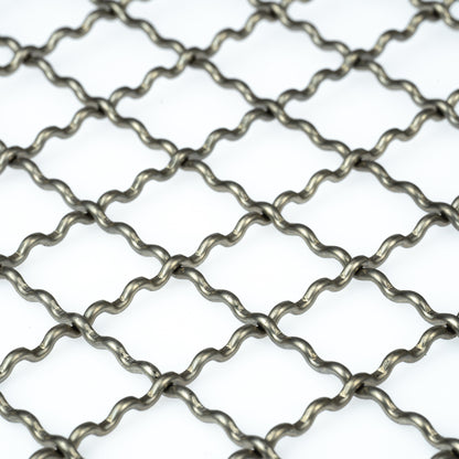 Wellengitter Edelstahl 1.4301 Blank MW20x20 t=2,5mm