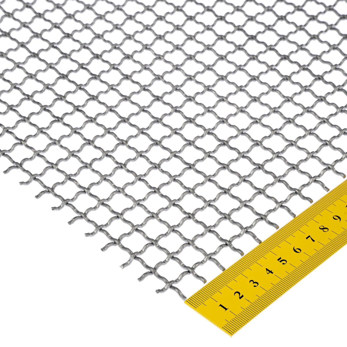Wellengitter Stahl Blank MW10x10 t=2,0mm