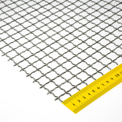 Wellengitter Stahl Blank MW15x15 t=2,0mm