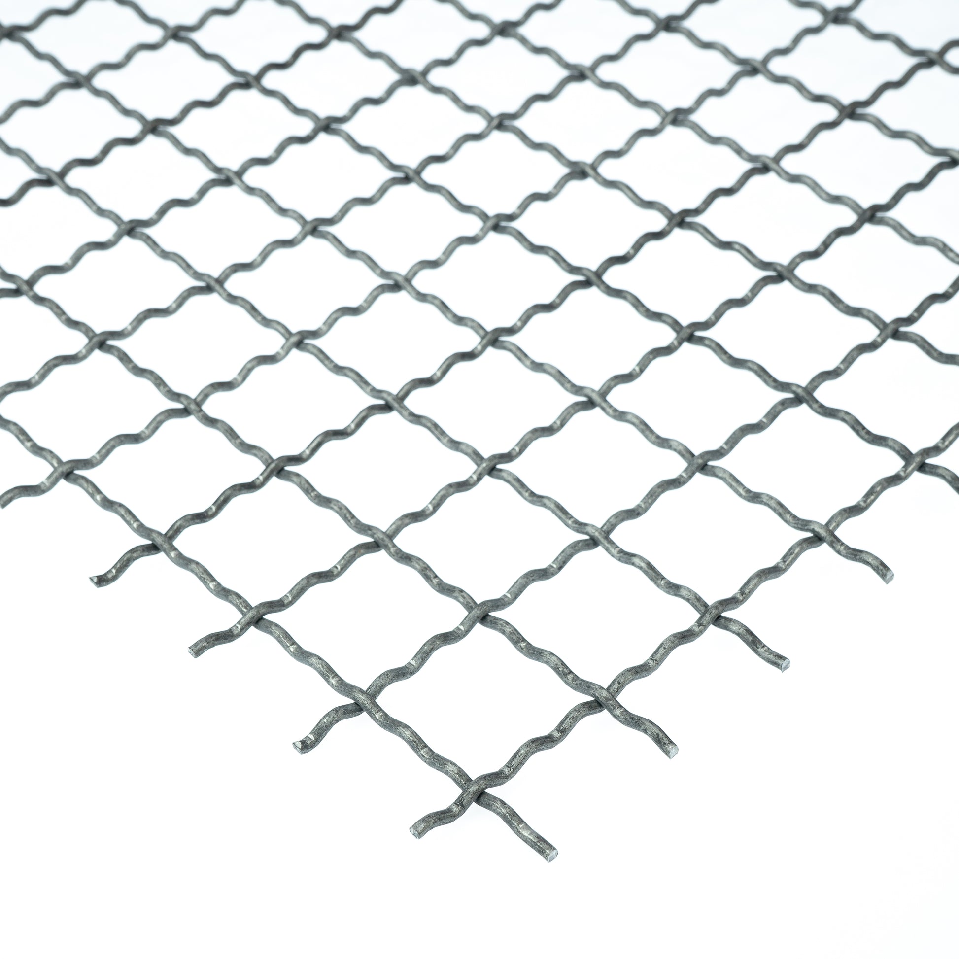 Stahl Wellengitter MW30x30 in 3 mm Drahtstärke
