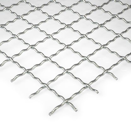 Edelstahl Wellengitter MW40x40 in 4 mm Drahtstärke