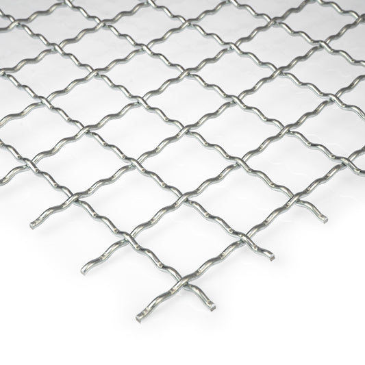 Edelstahl Wellengitter MW40x40 in 4 mm Drahtstärke