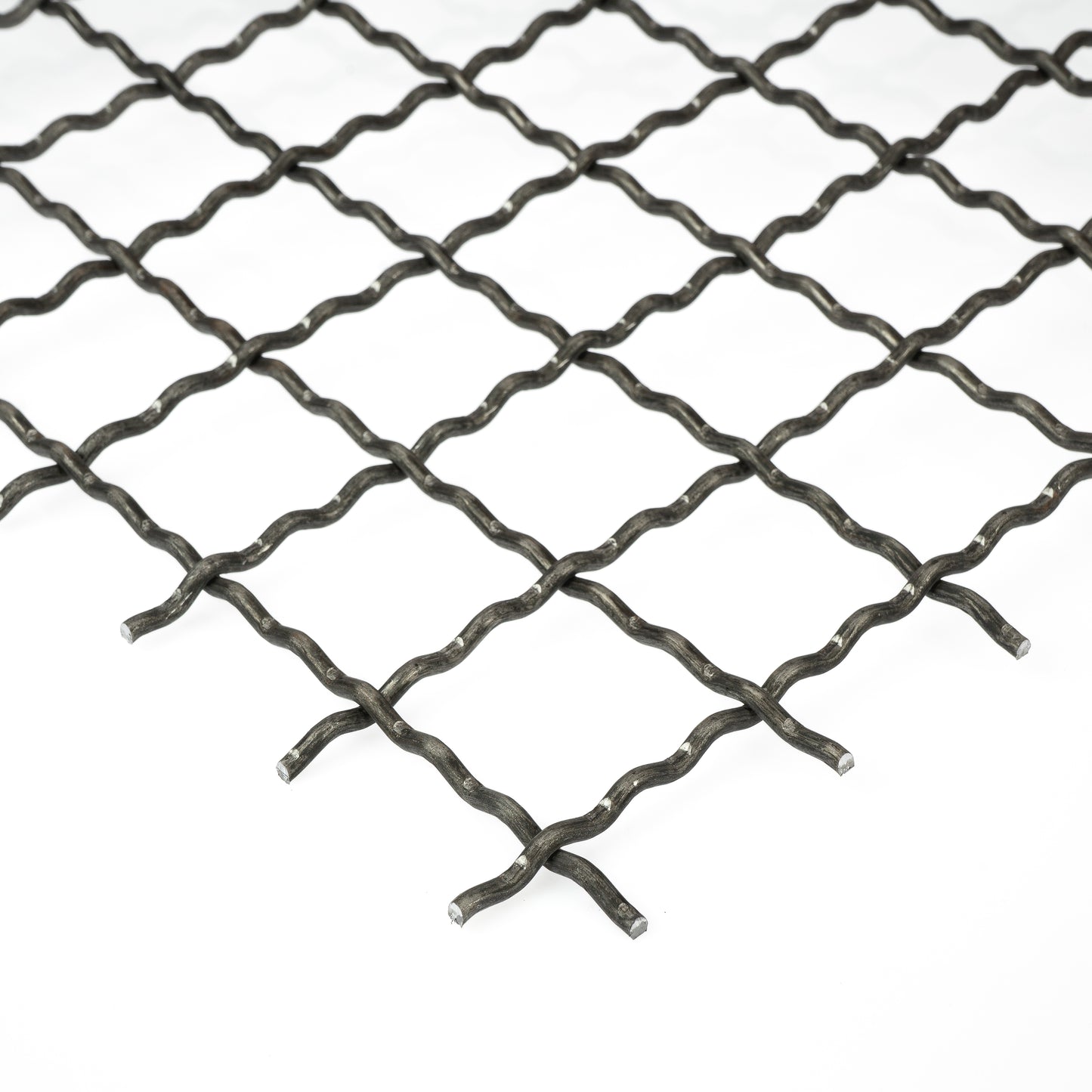Stahl Wellengitter MW40x40 in 4 mm Drahtstärke
