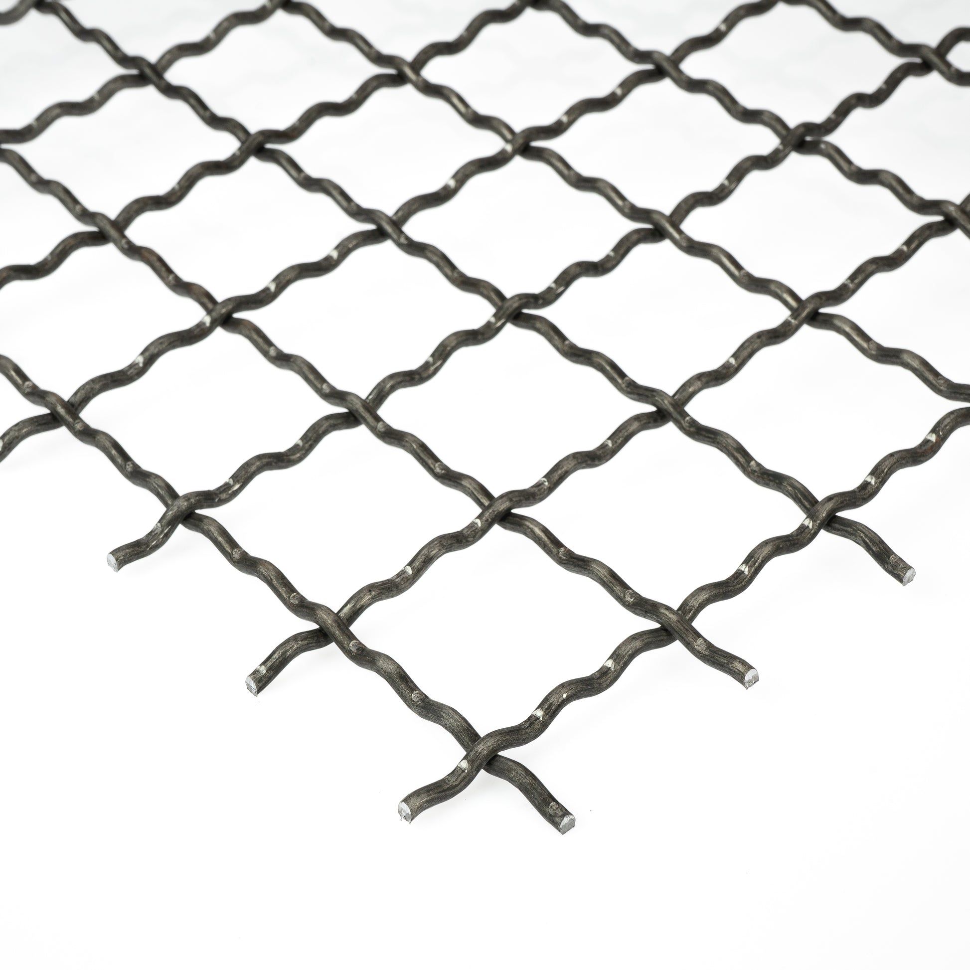 Stahl Wellengitter MW40x40 in 4 mm Drahtstärke