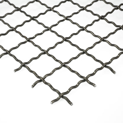Stahl Wellengitter MW40x40 in 4 mm Drahtstärke