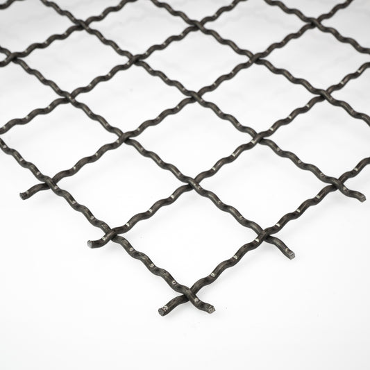 Stahl Wellengitter MW50x50 in 4 mm Drahtstärke